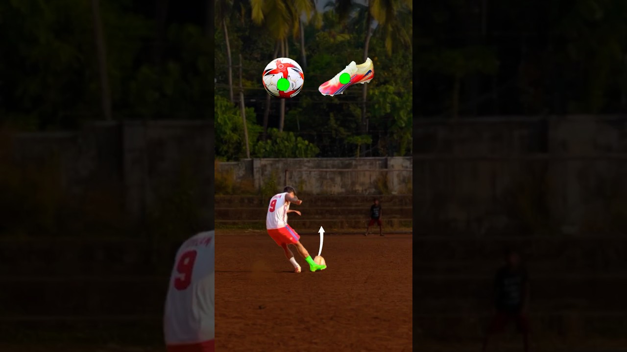 Knuckleball Contact ⚽️🎯#tutorial #freekick #football #soccer #futbol #knuckleball #shorts