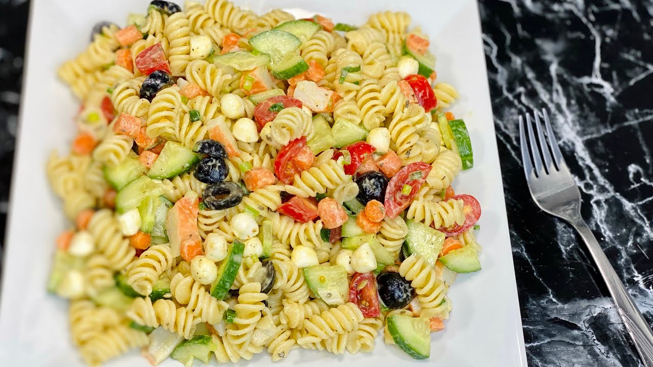 ЛЕТНИЙ МАКАРОСАЛАТ 🥗 С СУБТИТРАМИ