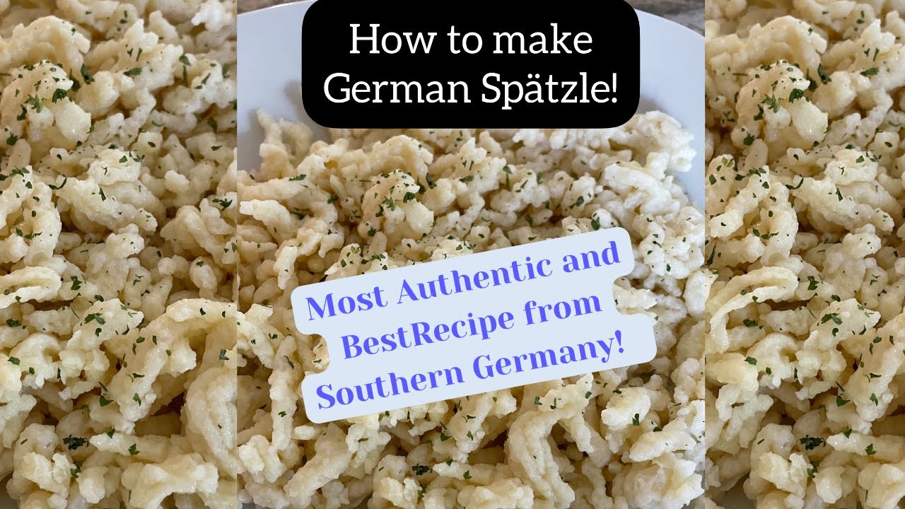 NIEMIECKI PRZEPIS NA SPAETZLE | PRZEPIS OMA'S SPAETZLE Z NIEMIEC