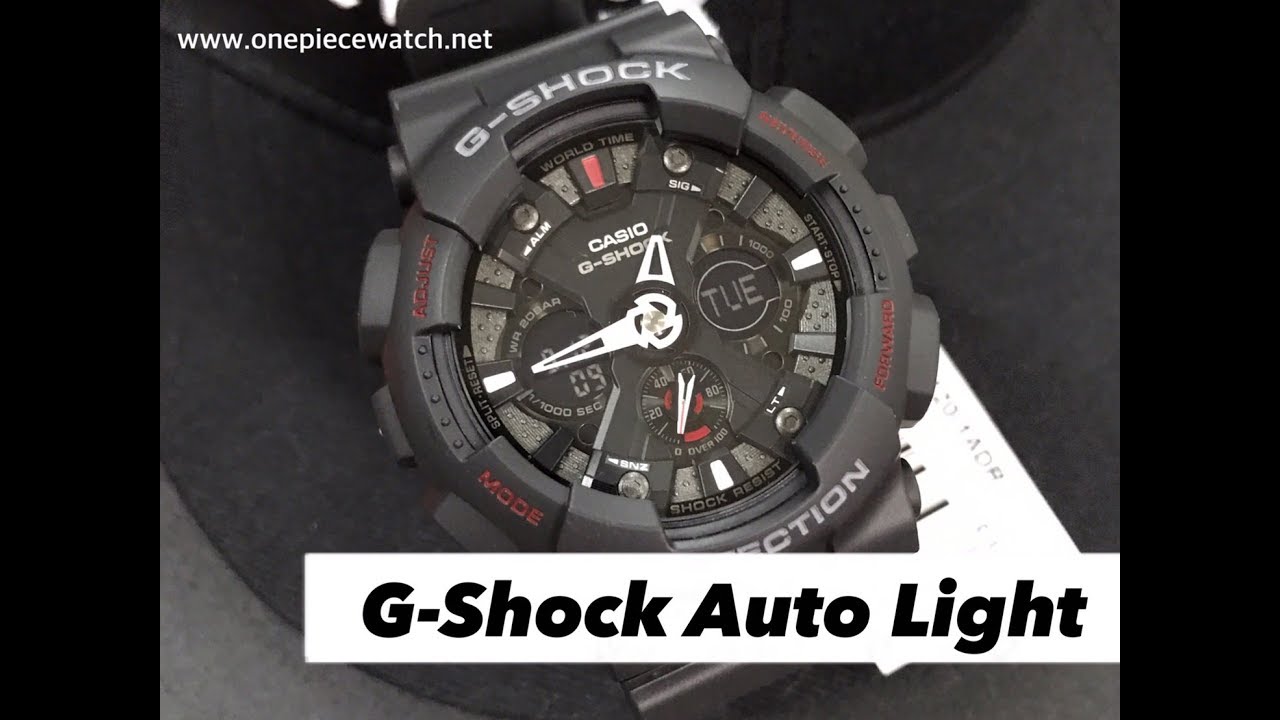 G-Shock  Auto light GA-100, GA-110, GD-100, GD-120, GA-200, GA-400, GG-1000, GST-210, GAS-100, GA800