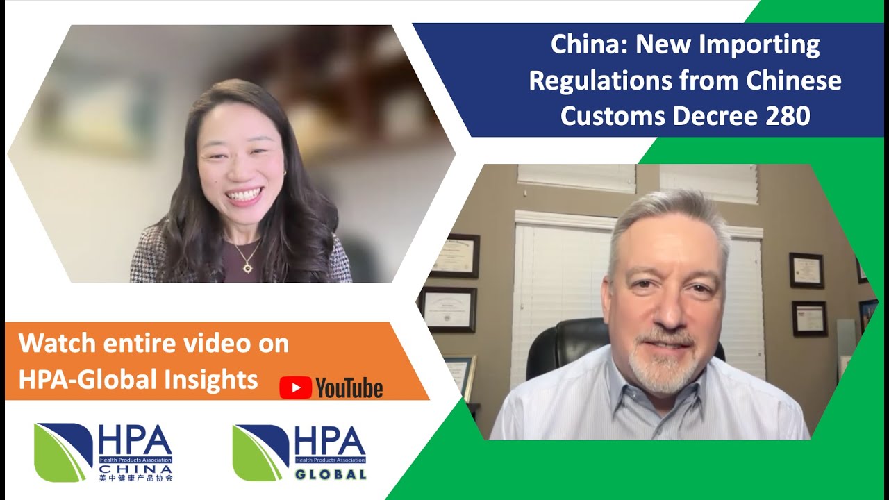 China Customs: New Regulations for Overseas Food Manufacturers Registration China Decree 280