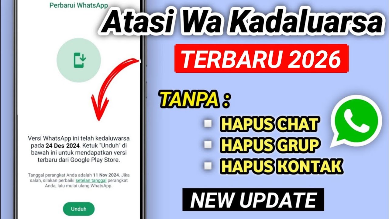 Cara Memperbarui Wa Yang Kadaluarsa Terbaru 100% Work || Cara Perbarui Wa 2026