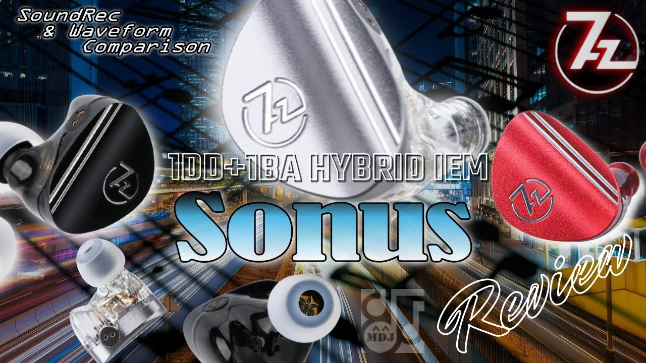 1DD + 1BAの、ちょっとリッチで優等生な 「7Hz Sonus」中華イヤフォン レビュー・音収録・波形比較