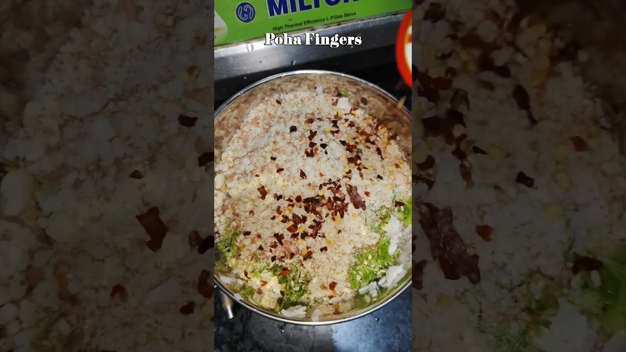 Poha Fingers Recipe