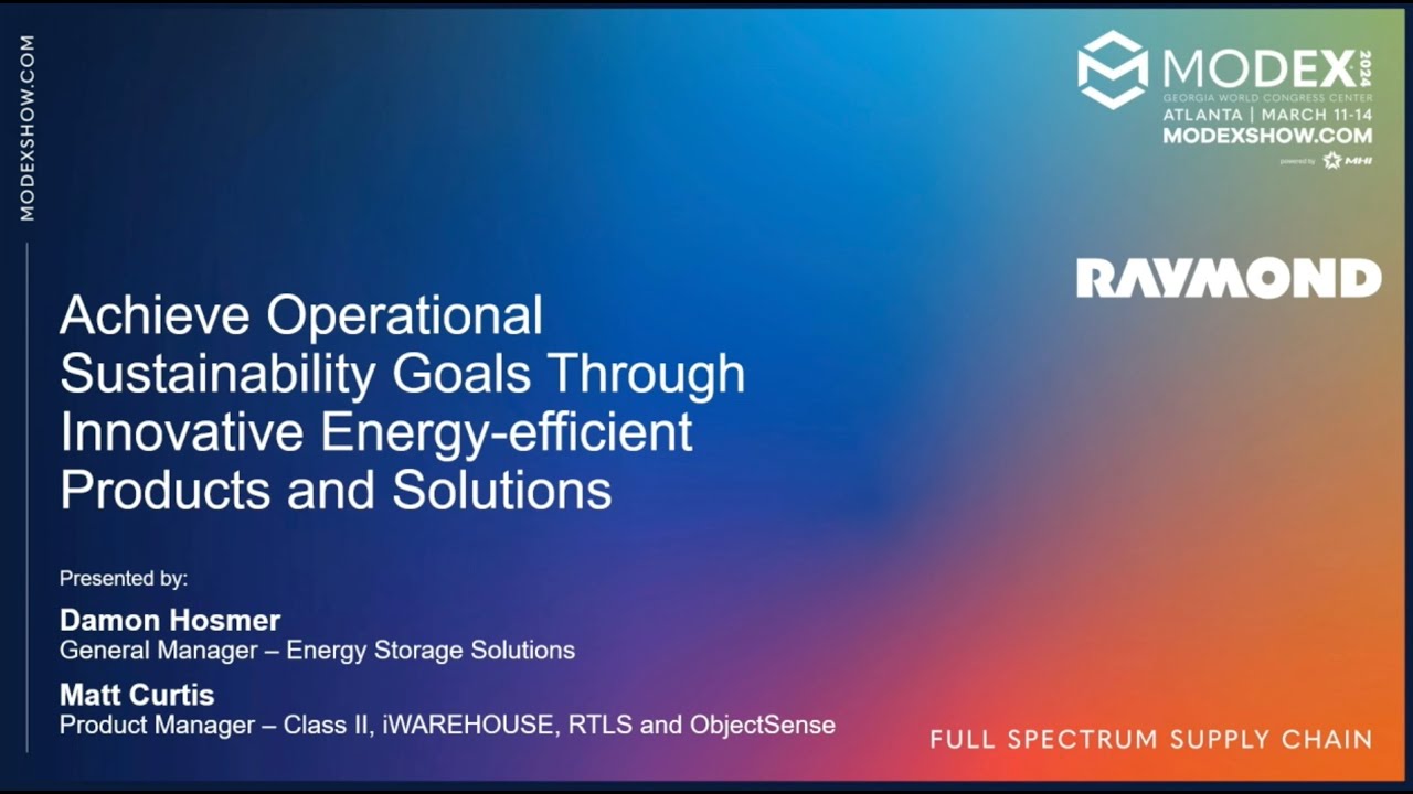 Achieve Operational Sustainability Goals Through Innovative Energy-efficient Products and Solutions