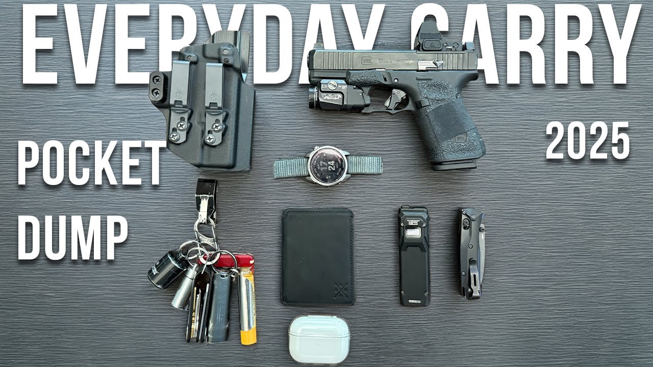 EDC Pocket Dump Summer 2025 | Glock 19 Gen 5 MOS