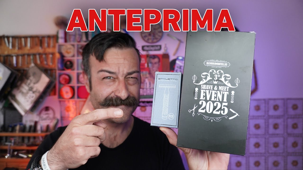 TI PRESENTO IN ANTEPRIMA IL NUOVO SET DA BARBA SHAVE AND MEET ED IL NUOVO STYLETTO V2 IN ACCIO INOX