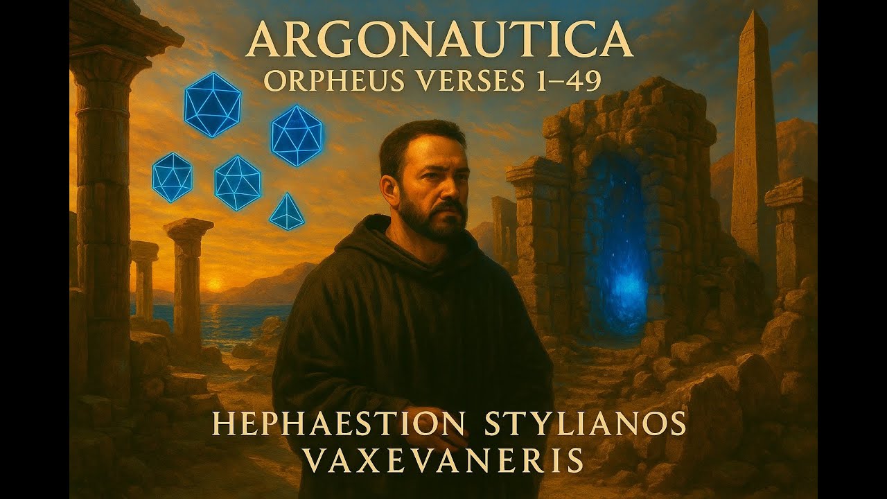 Argonautica Verses 1-49:  by Hephaestion Vaxevaneris | An Astral  Projection | Ritual Music Video
