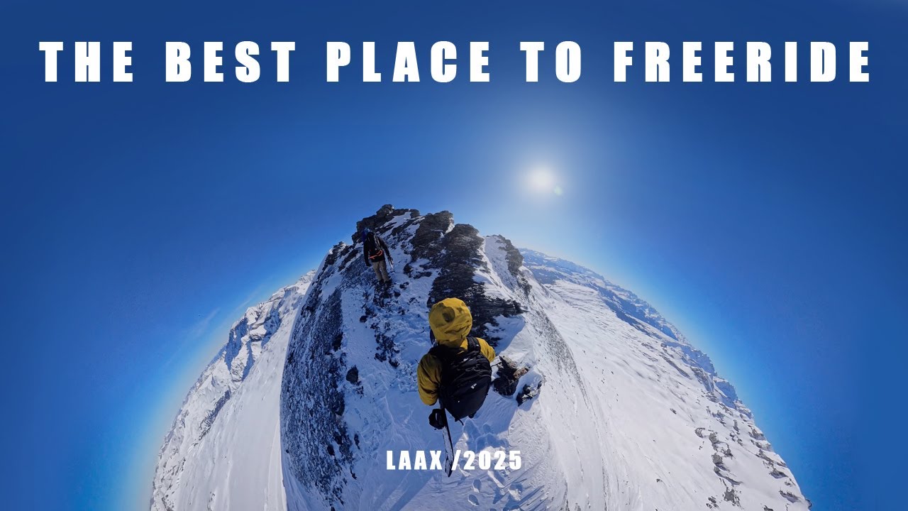 THE BEST PLACE TO FREERIDE IN EUROPE  ( LAAX / SWITZERLAND / 2025 )