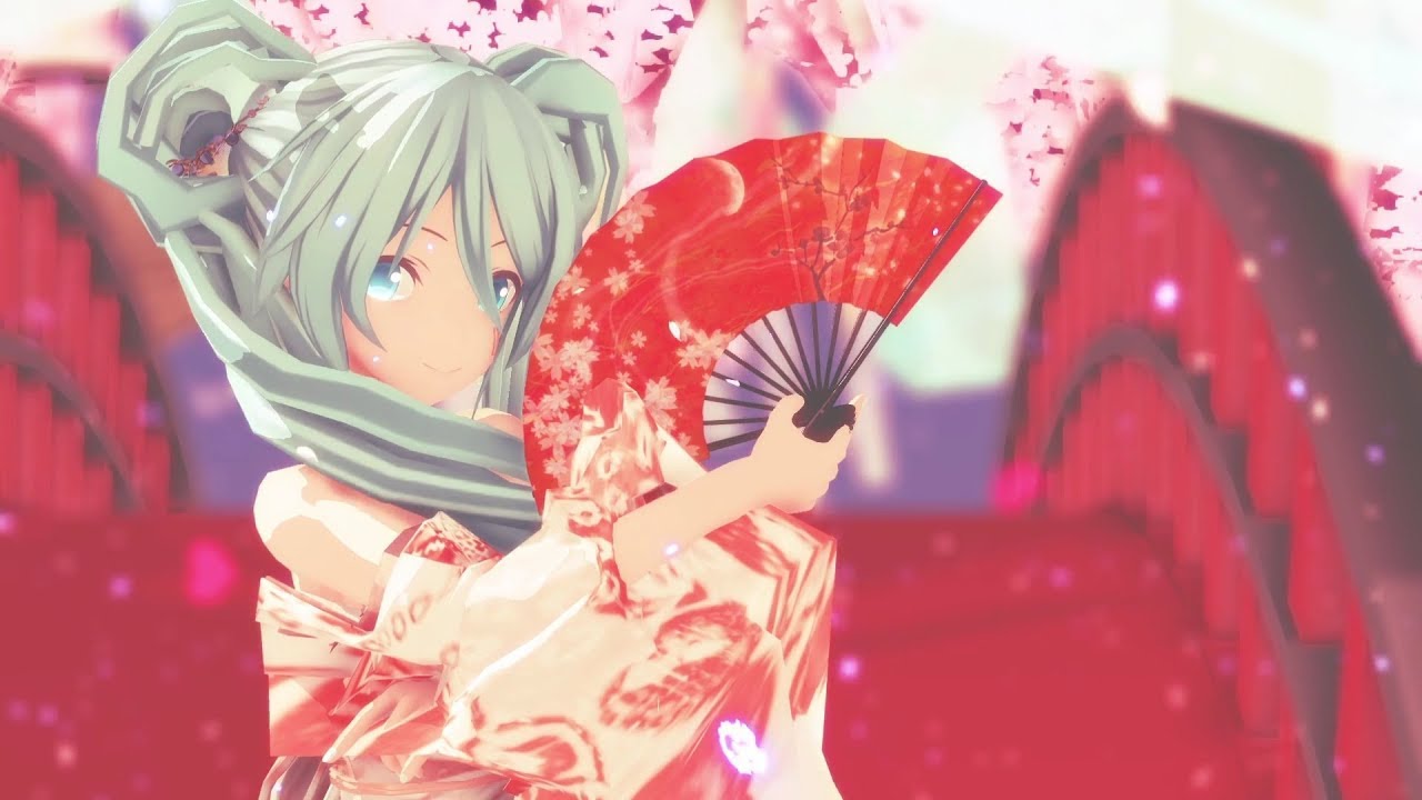 【MMD】響喜乱舞 -Kyoukiranbu-【つみ式改変和風ミクさん】