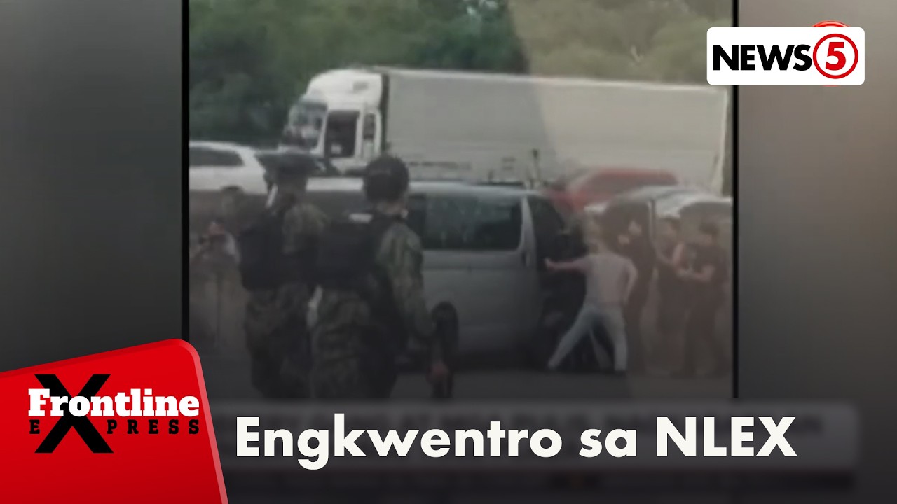 Robbery gang, mga pulis, nagkabarilan sa NLEX Bocaue Toll Plaza | Frontline Express