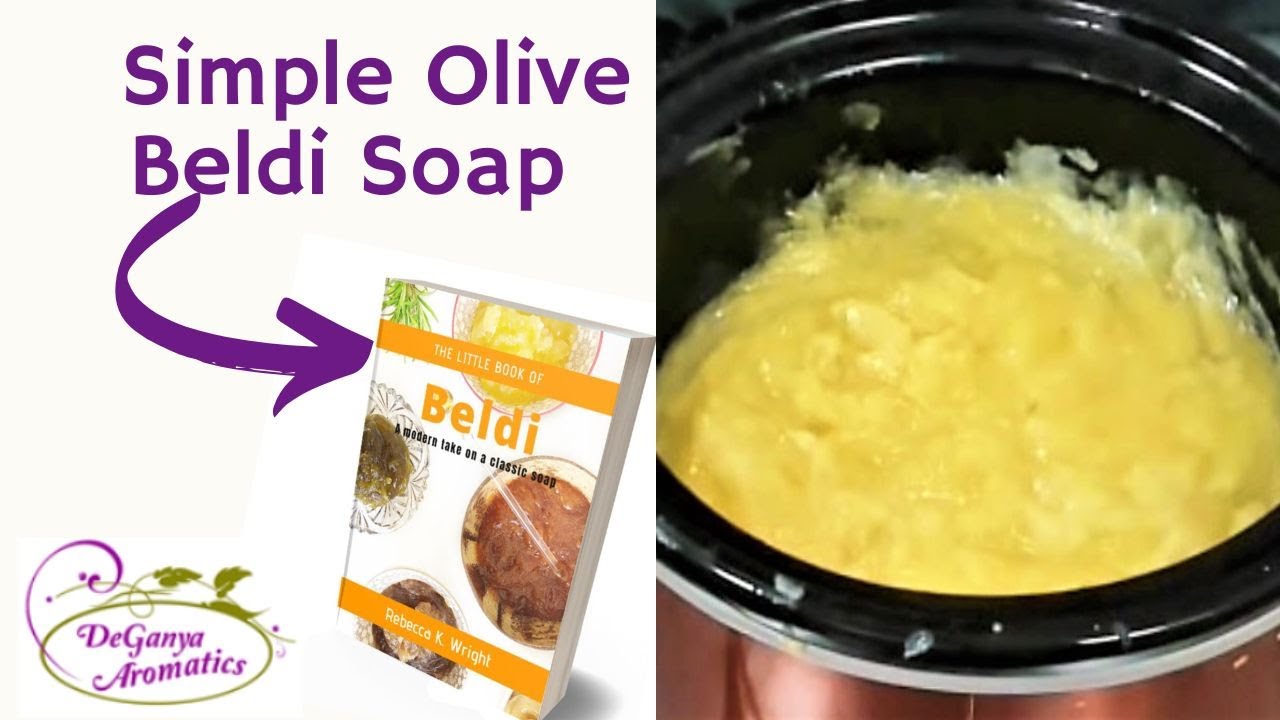 Hot Process Simple Olive Beldi Soap