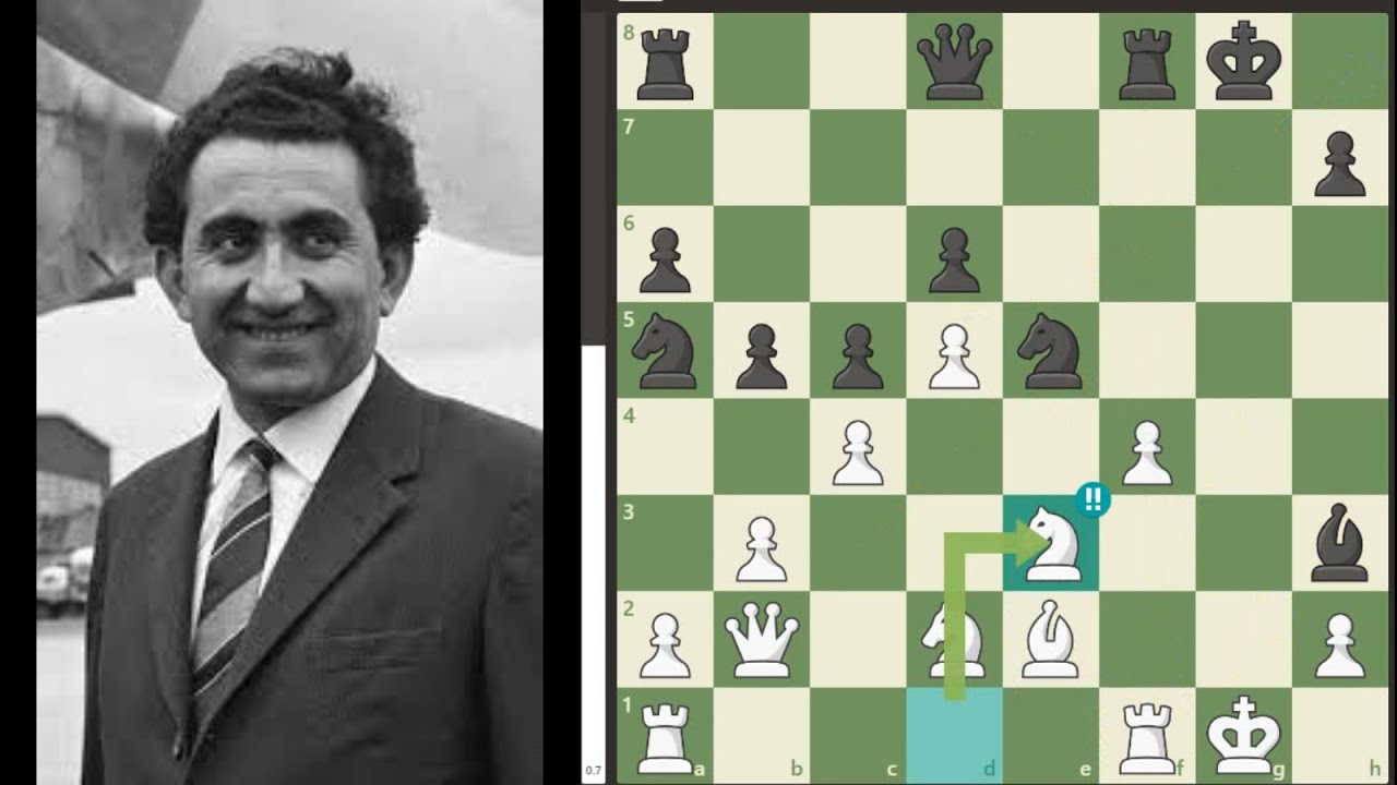 One of the best game in World Championship 1966 - Tigran Petrosian vs Boris Spassky 1966 (Game 10)