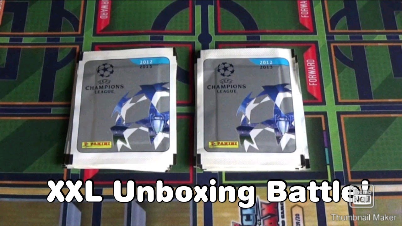 XXL Unboxing Battle Champions League Sticker 12/13!!!