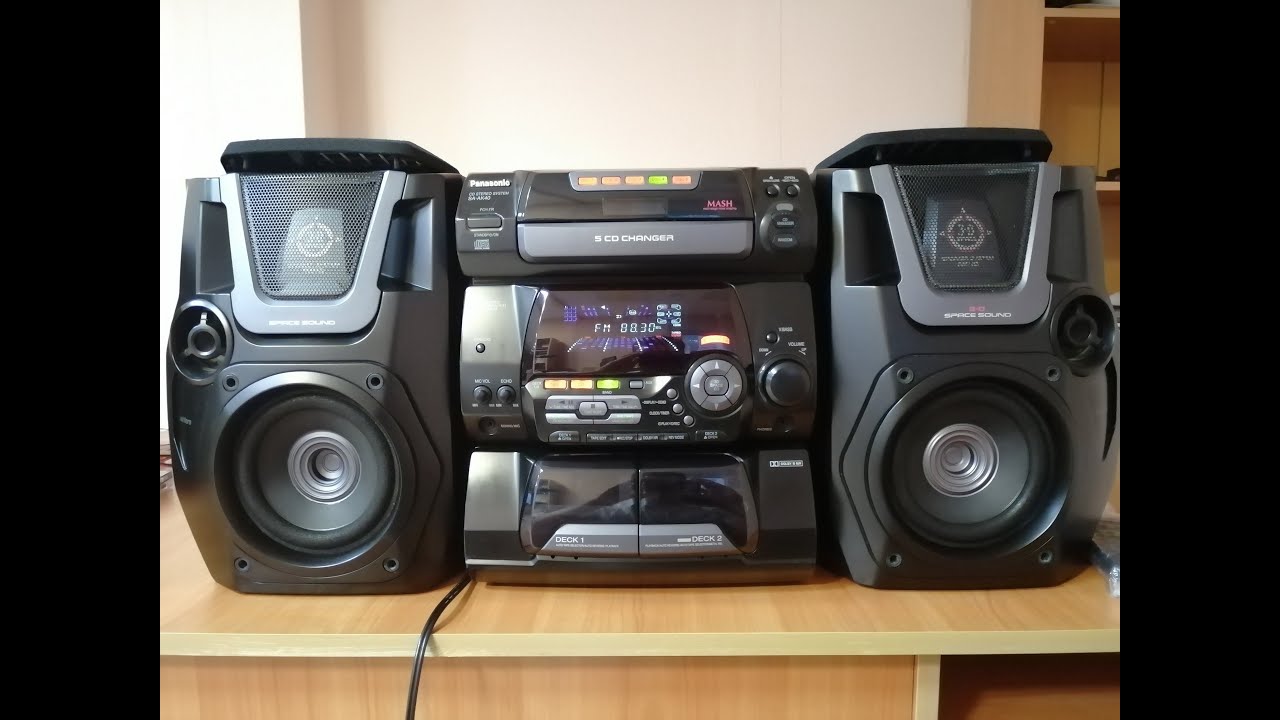 музыкальный центр PANASONIC SA-AK40 sound test