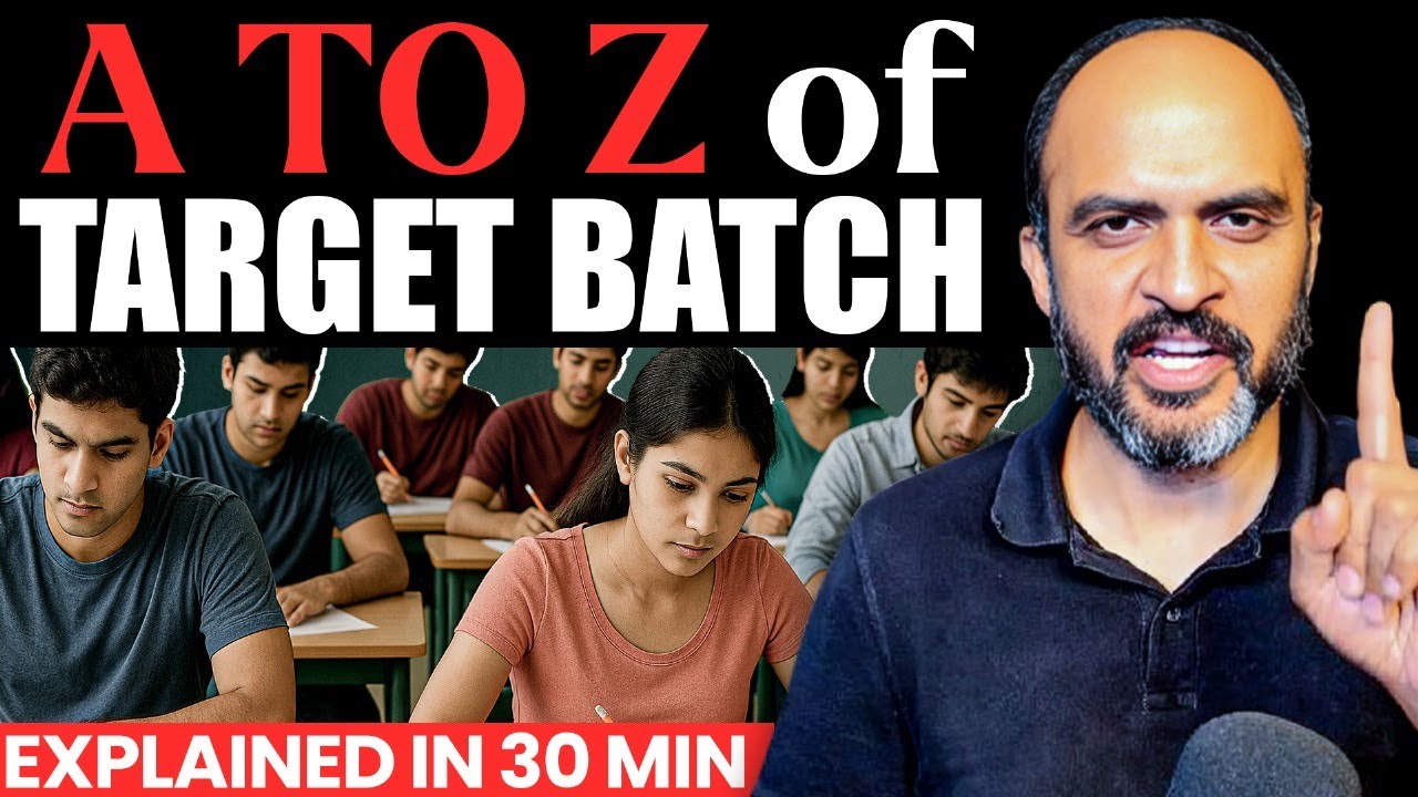 Explained in 30 Min - Everything about Target Batch for NEET aspirants!!