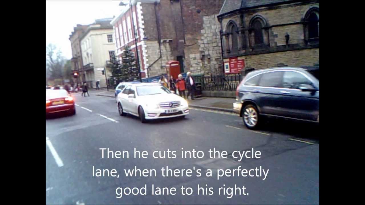 NC57SOU - no indicators, cuts in to (pointlessly) pass close