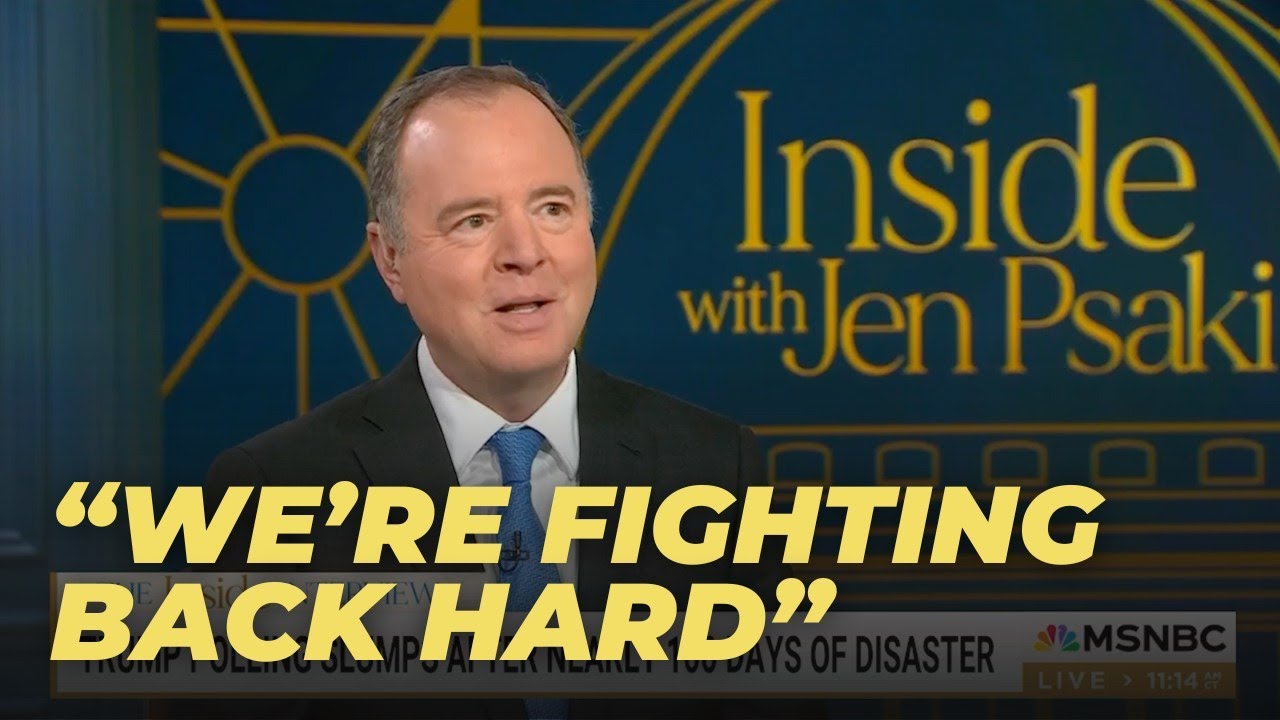 Schiff Blasts Donald Trump, Live on Jen Psaki
