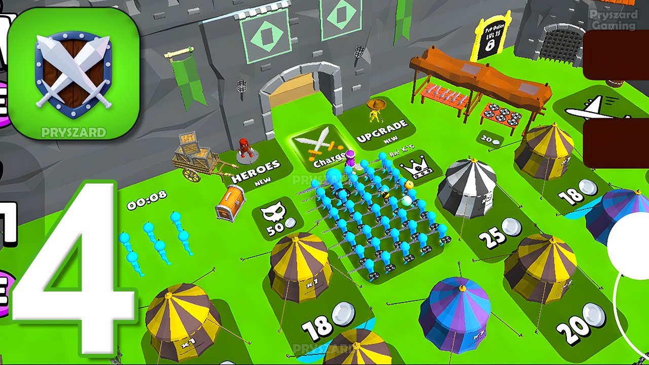 Clash Commander My Mini Army - Gameplay Walkthrough Part 4 - Lead Armies, Conquer Lands (Android)