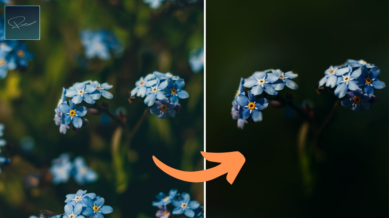 Hintergründe minimalisieren  / weichzeichnen in #Photoshop
