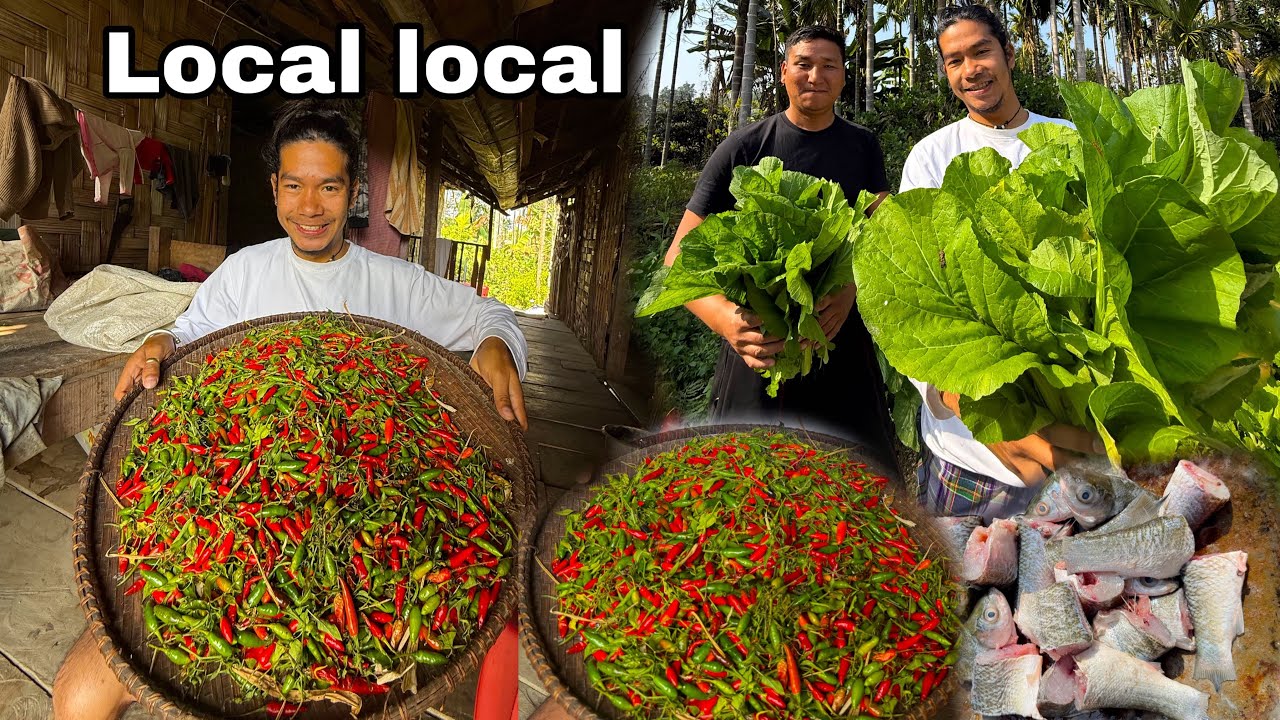 Local organic vegetables in hometown || Ladakh se Aiya hua Bhiya jaa Raha 😭😭 || village life 