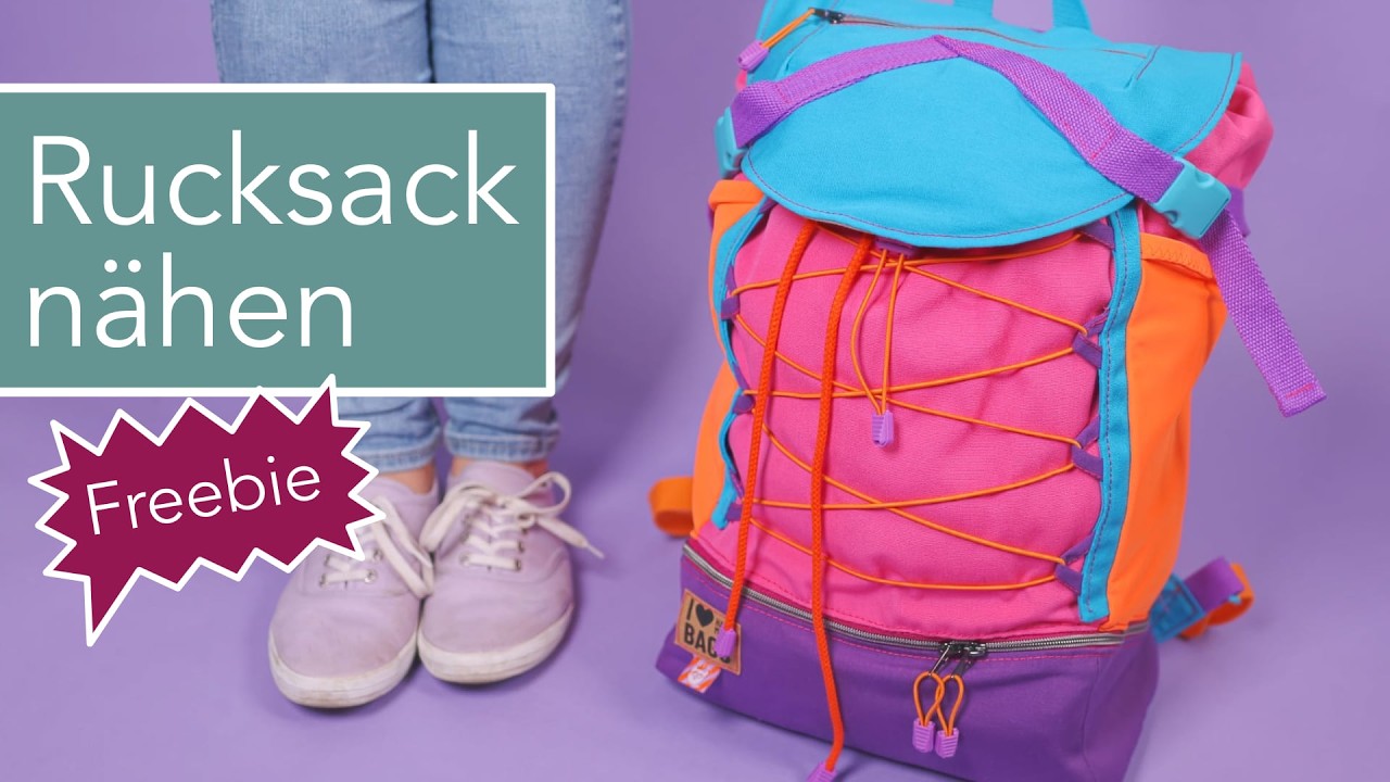 ✨🎒 Rucksack Isah 2.0 n&auml;hen | KOSTENLOSES SCHNITTMUSTER