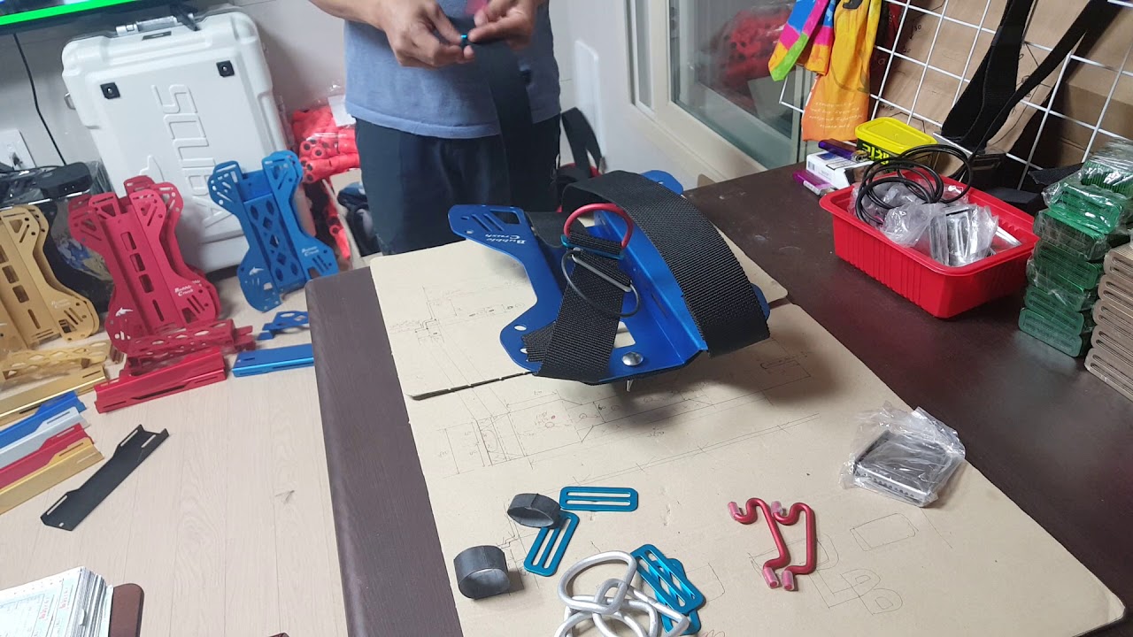 Diving back plate harness assembly