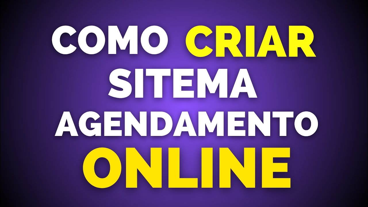 COMO CRIAR UM SISTEMA DE AGENDAMENTO COM PHP + AI - PARTE - 1