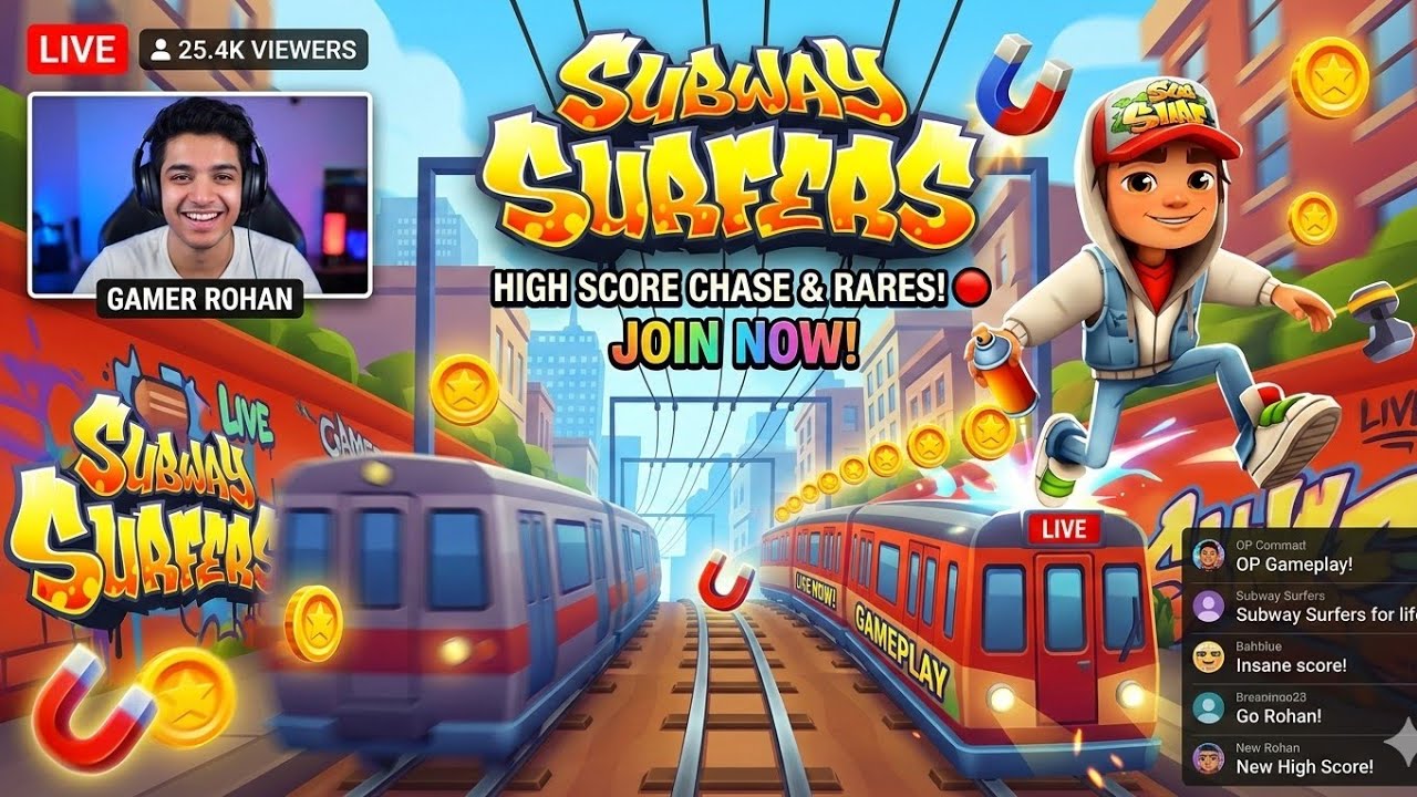 Subway Surfers LIVE 🔴 | High Score Challenge 💥 No Fail Run!