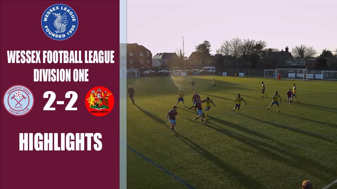 Hamworthy United vs RomseyTown FC 10/1/2026 Wessex Football League, Division One