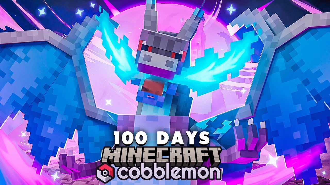 I Spent 100 Days as a MEGA TRAINER in Pok&eacute;mon Minecraft Against my Rival! (Duos Cobblemon)