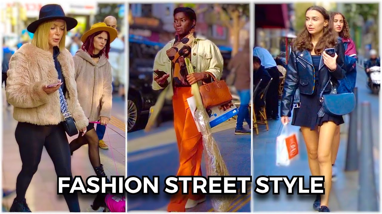 What Are People Wearing In Istanbul? October Outfit Street Fashion Istanbul Style 👗👠👛 [4K UHD]