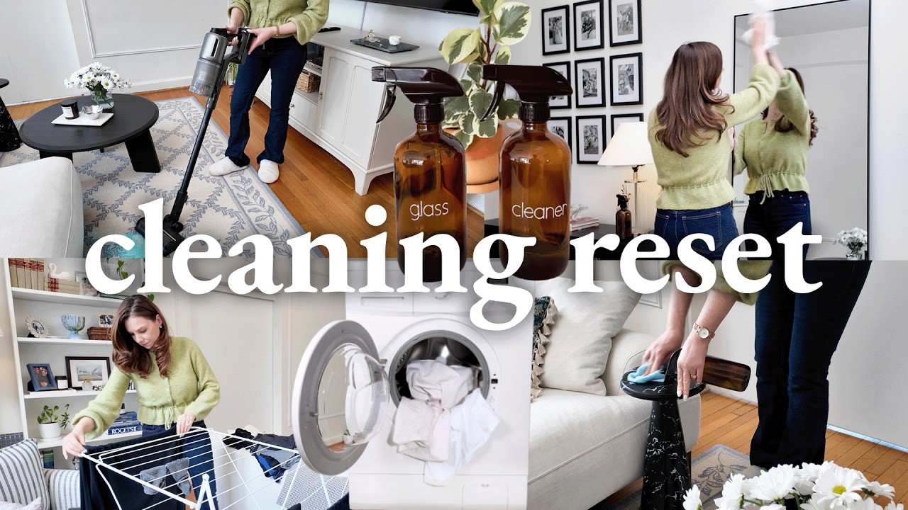 Spring Deep Cleaning My Apartment for a Fresh Start 🌷 | Cleaning Motivation Reset