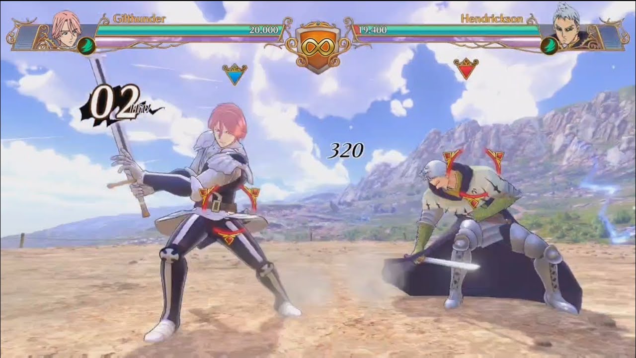 The Seven Deadly Sins: Knights Of Britannia - Gilthunder Complete Moveset