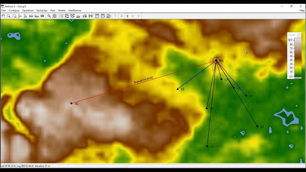 Enlaces Punto a Multipunto (PtMP) en PathLoss 5.0 parte 1
