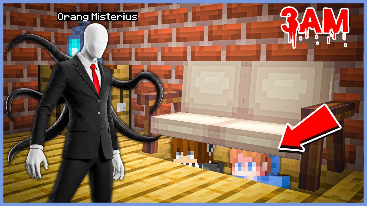 JOJO & FRANZ KETAKUTAN SEMBUNYI DARI ORANG MISTERIUS di MINECRAFT