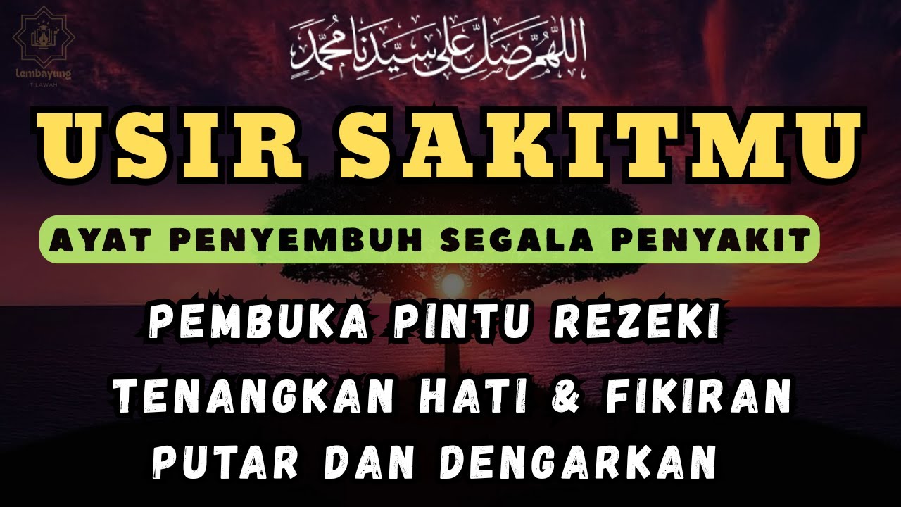 DOA PENYEMBUH SEGALA PENYAKIT, INSYAALLAH SAKIT DITUBUHMU SEMBUH || BY ALAA AQEL