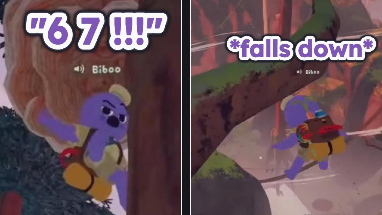 Biboo instantly got hit by Karma after saying the 67 meme in German