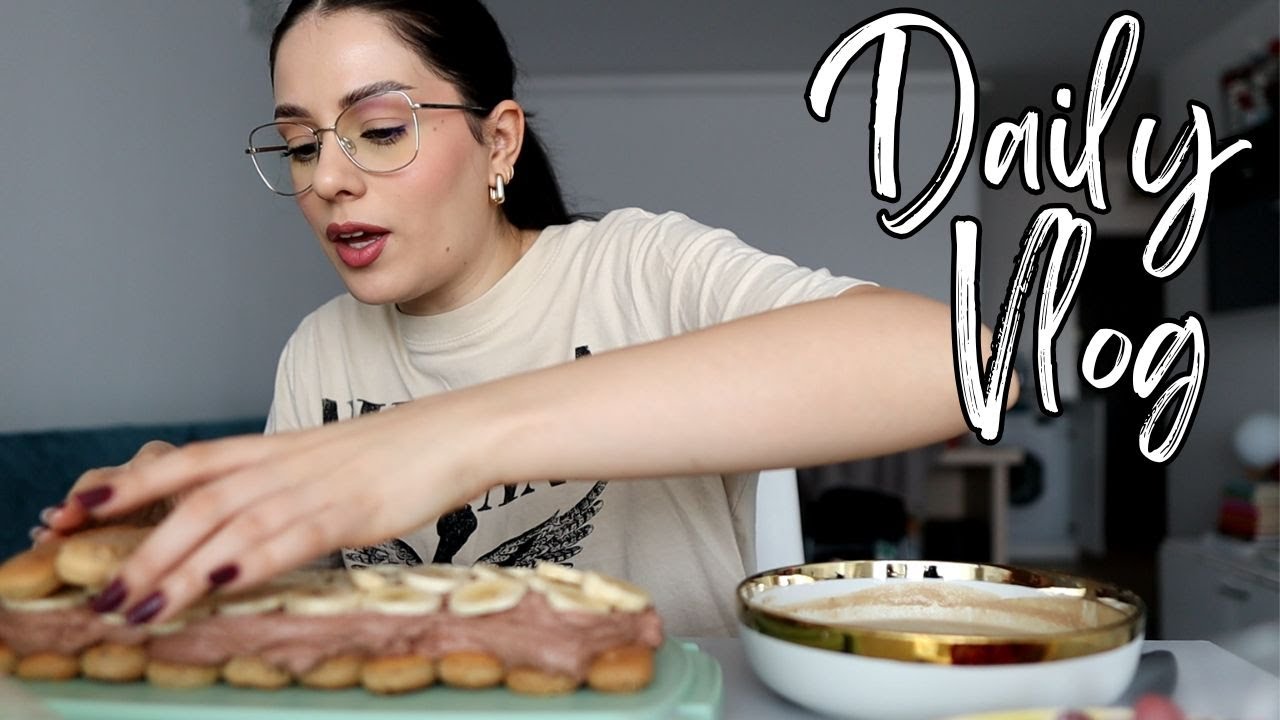 DailyVlog ❤️ Ce poți face când ești racit? Să gătești! Bulgur cu legume și tort | Serialul “From”