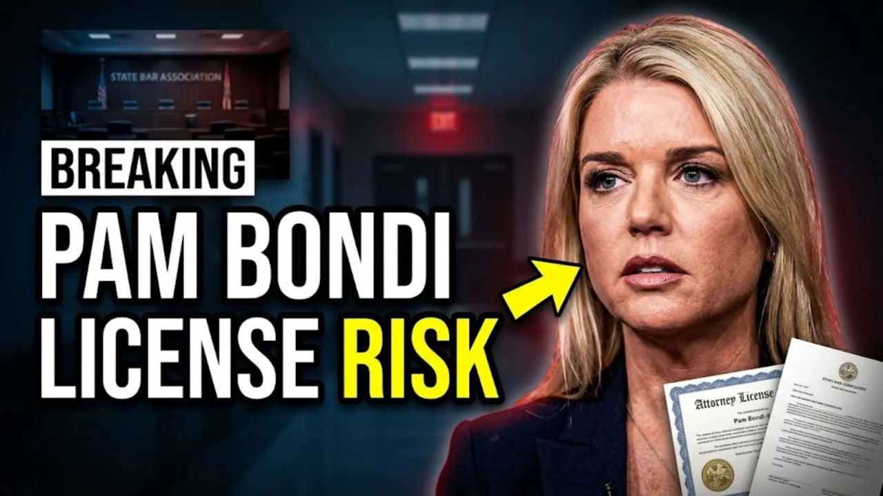 BREAKING: Pam Bondi faces DISBARMENT amid new update