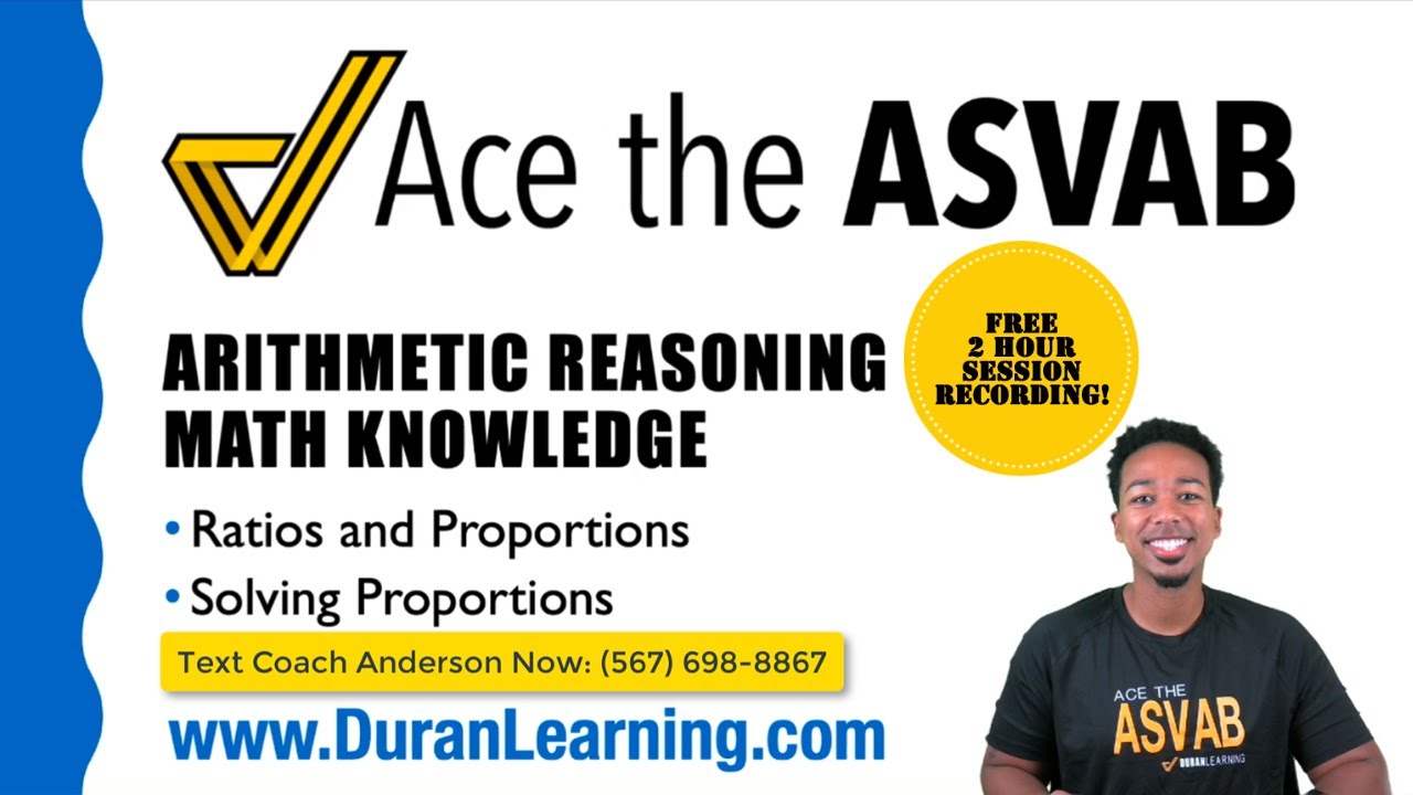 ASVAB Arithmetic Reasoning and Math Knowledge: How to Solve Proportions Strategies (Class Recording)