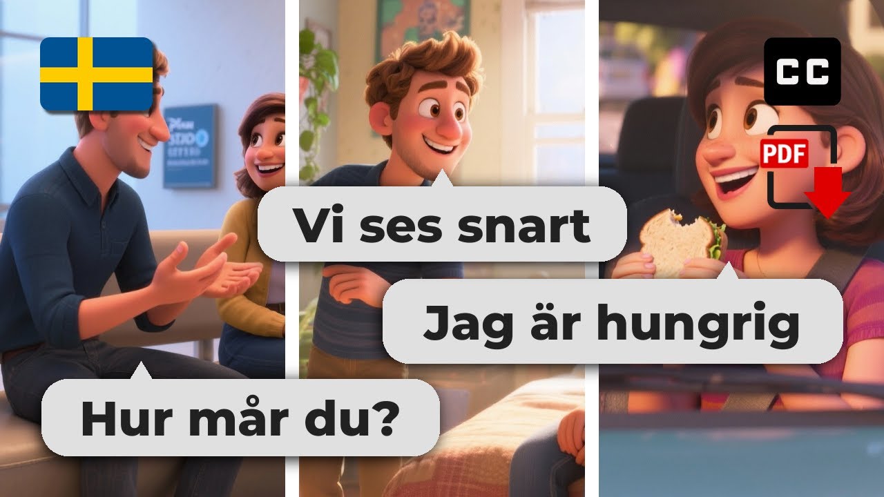 Master 7 Easy Swedish Conversations 🇸🇪 Learn Swedish Fast for Beginners (A2-B1)