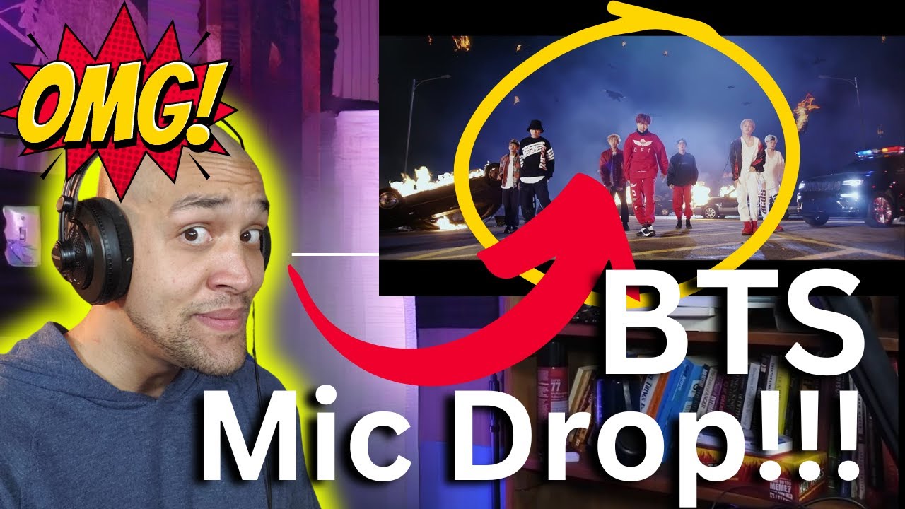 American Pop Fan Reacting To: BTS (방탄소년단) 'MIC Drop (Steve Aoki Remix)' Official MV