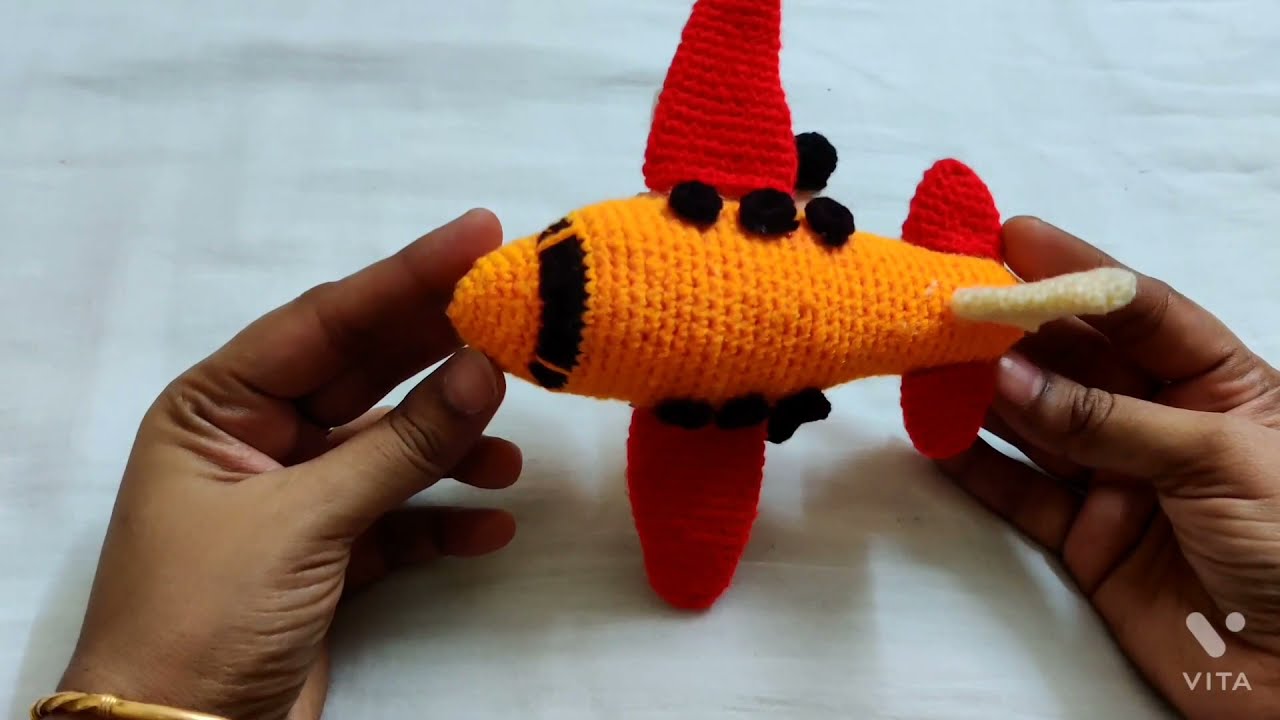 Crochet Airplane Amigurumi part -1. ✈️✈️✈️