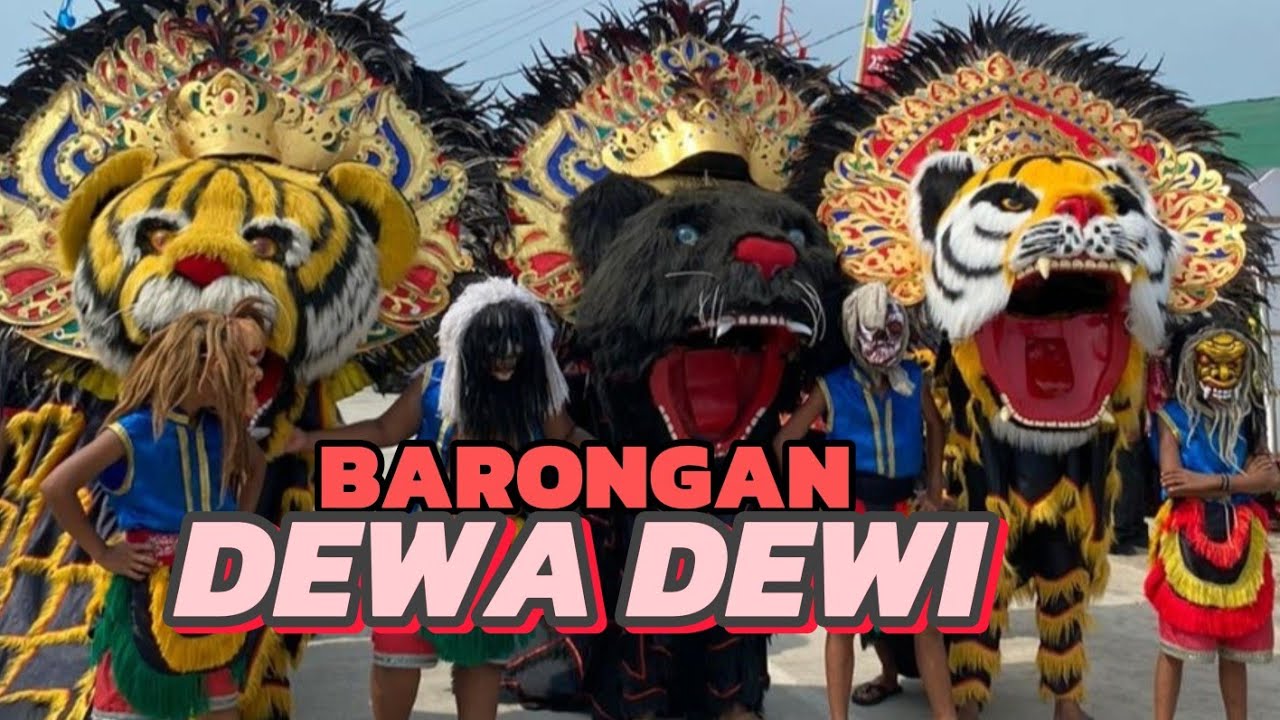 Barongan dewa Dewi perform Krapyak. #barongandemak #barongkemiren #barongangemuh #dewadewi 