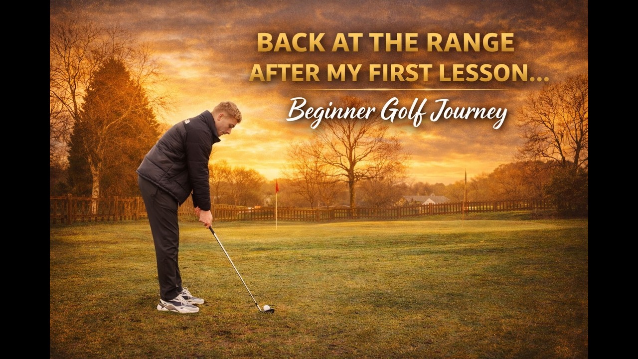 Back at the Range After My First Lesson…  | Beginner Golf Journey