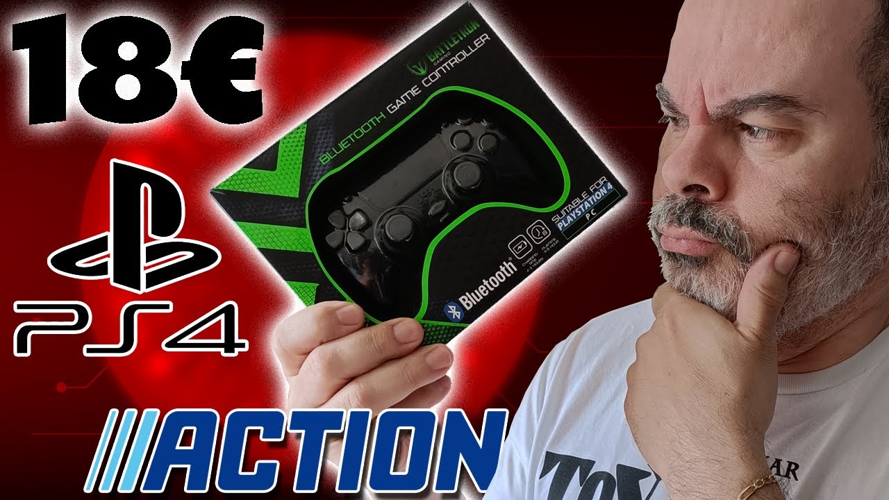 Manette PS4 pour 18&euro; chez Action