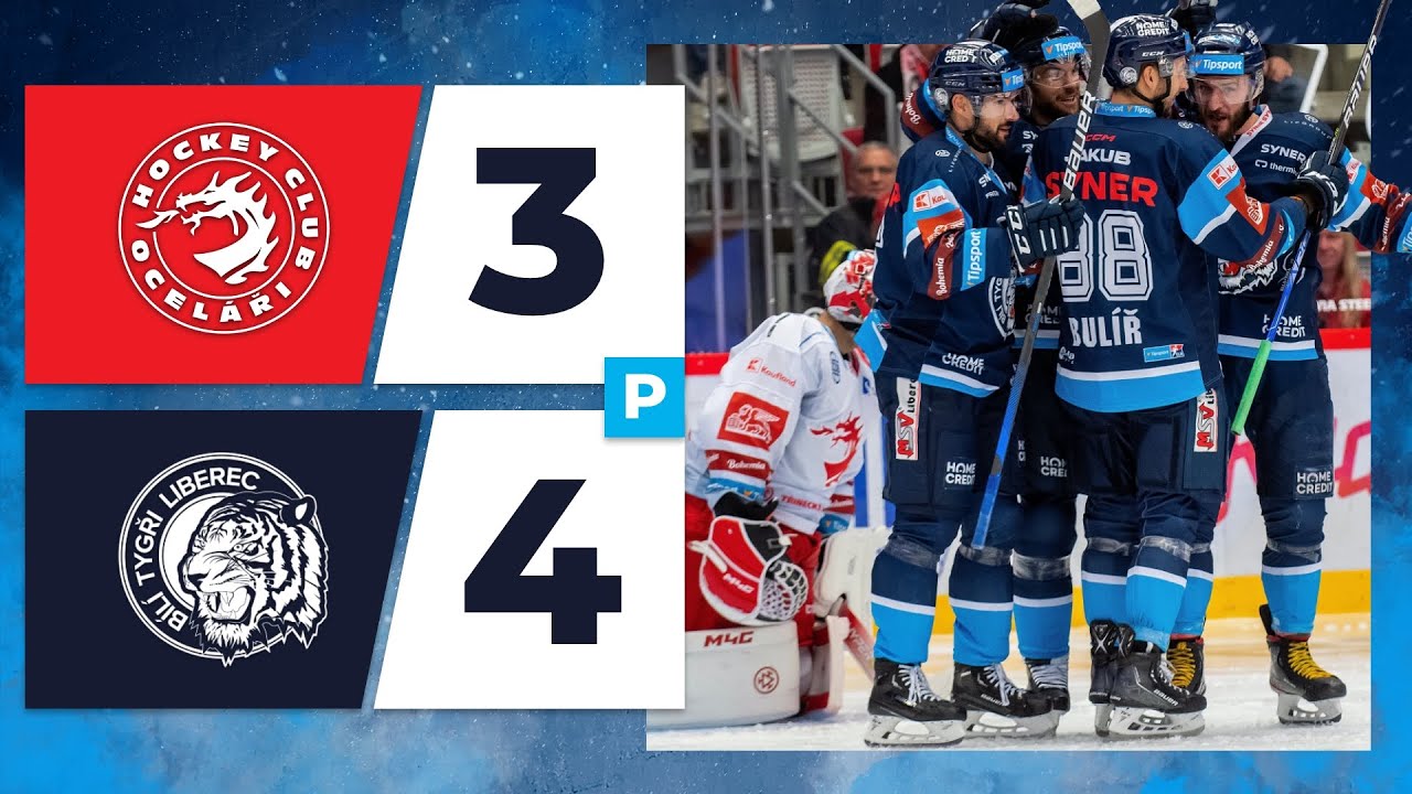 SESTŘIH | Oceláři Třinec - Bílí Tygři 3:4p | Tygři vytvořili rekord TELH v počtu remíz v řadě
