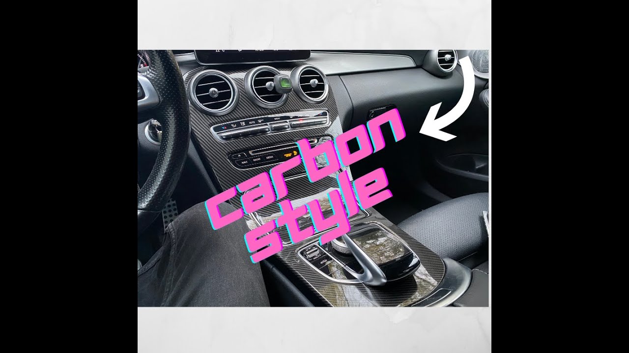Mercedes W205 GLC Carbon Look.... AMG STYLE