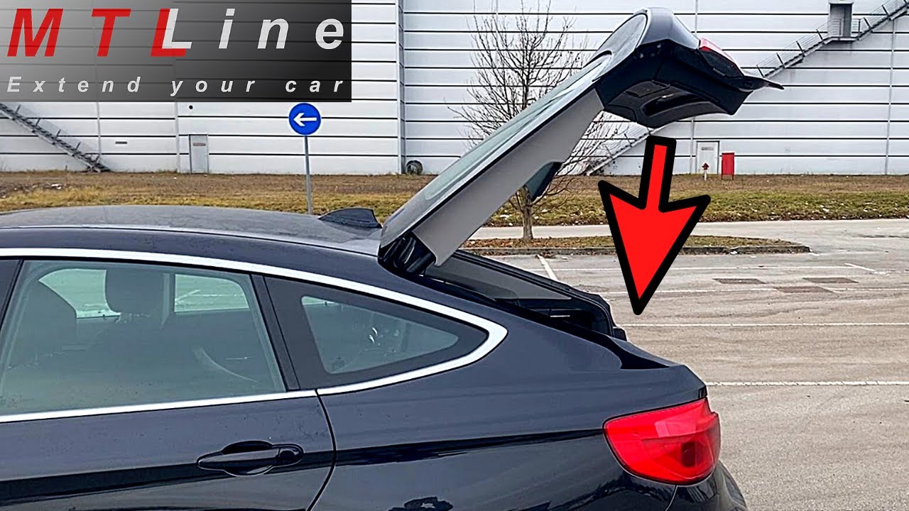 BMW 3GT - F34 - boot closing with interior button - zapiranje prtljažnika z gumbom v notranjosti